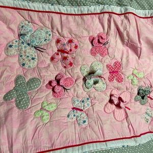 Just Born Butterfly Crib Blanket